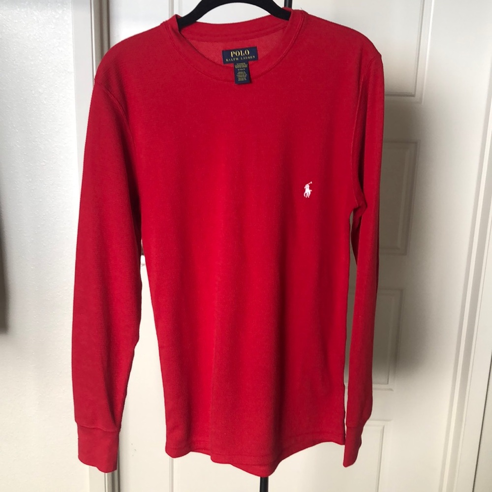 Mens long sleeve polo Ralph Lauren shirt
